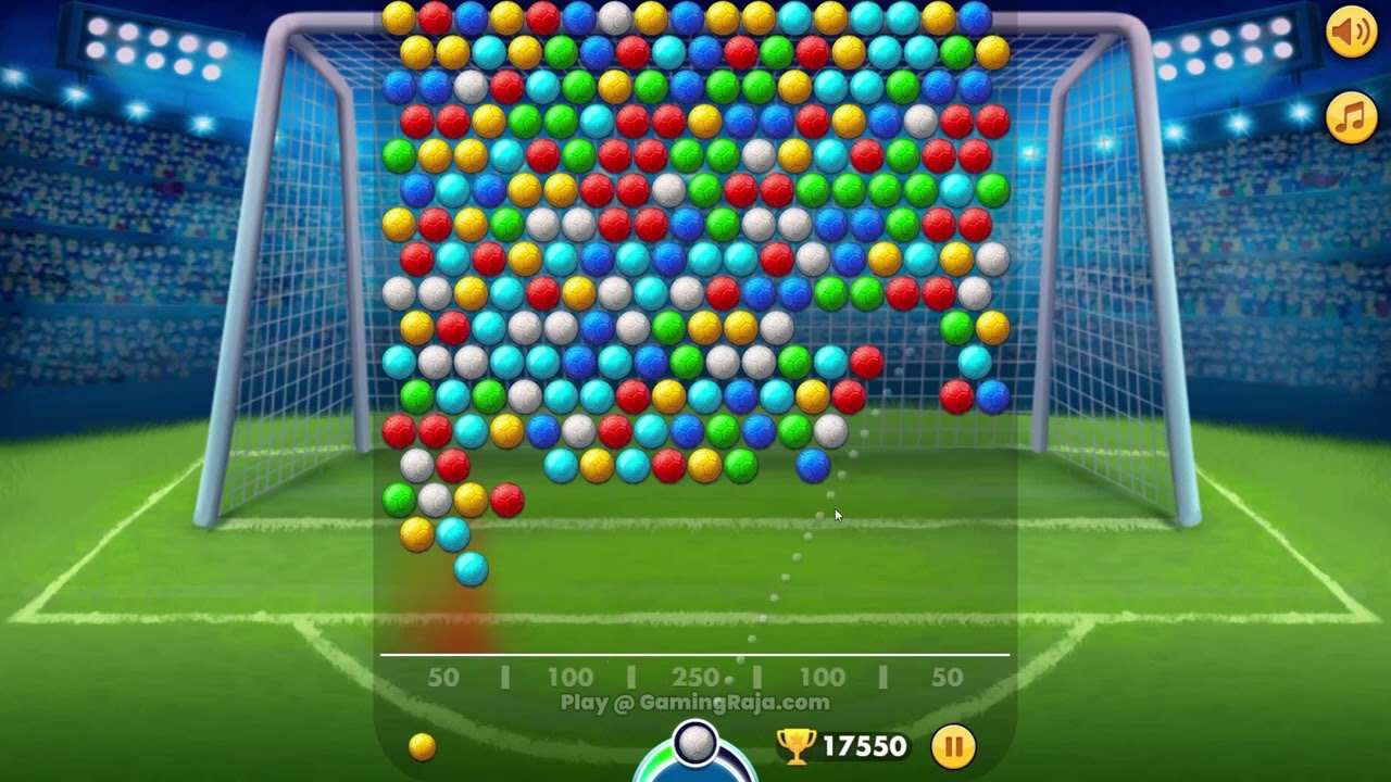 Bubble Shooter Soccer 2 🕹️ Play Now on GamePix