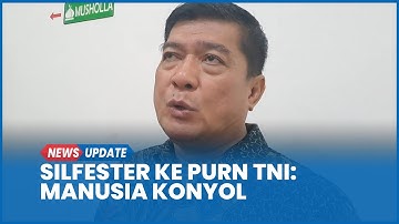 Silfester Matutina Sindir Purnawirawan TNI Desak Pemakzulan Gibran: Manusia Konyol