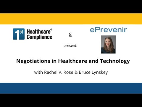 Negotiations in Healthcare and Technology