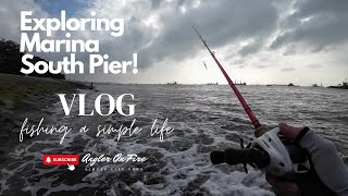Vlog 23: Exploring The Breakwaters At Marina South Pier & Land Based Saltwater Fishing In Singapore