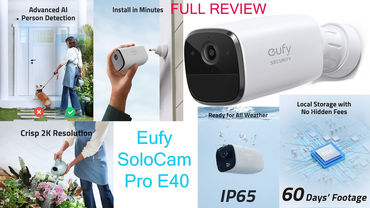 Eufy SoloCam Pro E40 Standalone Security Camera 