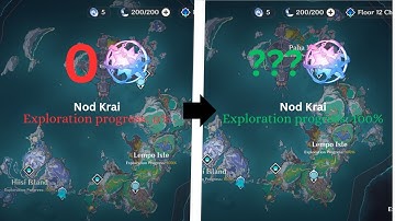 Exploring Nod-Krai to 100% | How Many Primogems Can You Get?..#genshinimpact #genshin 