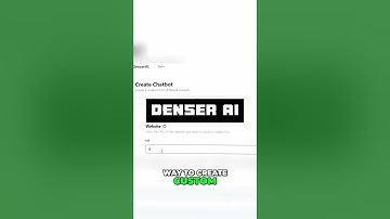 Create Custom AI Chatbots Easily with Denser AI