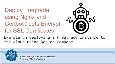 Running Freqtrade Trading Bot deployment to AWS