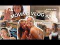MOVING VLOG #2: getting our keys, organizing the apartment, saying bye to my mom :(  *lots of tears*