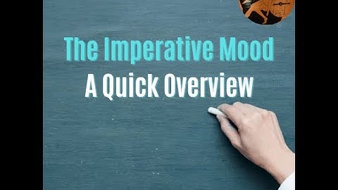What is the Imperative Mood in Latin?