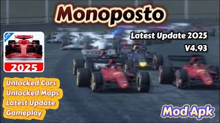 Monoposto | Mod Apk | v4.93 | Unlocked Cars Unlocked Maps | New Update