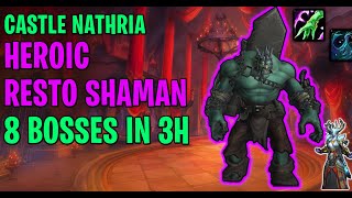 Resto Shaman in HC Castle Nathria | 8 bosses in 3h! | World of Warcraft: Shadowlands!