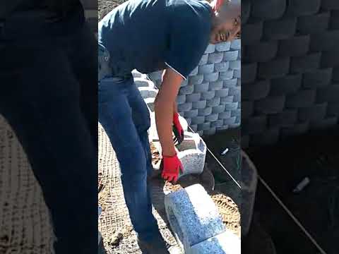 Video: Beton bloğa taş nasıl takılır?