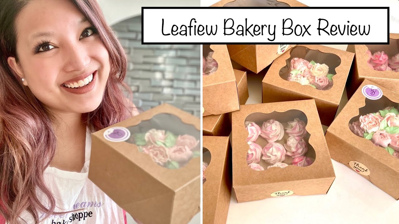 My HONEST Review of Leafiew Bakery Boxes | Packaging Bakery Treat Boxes | Singular Dessert Packaging