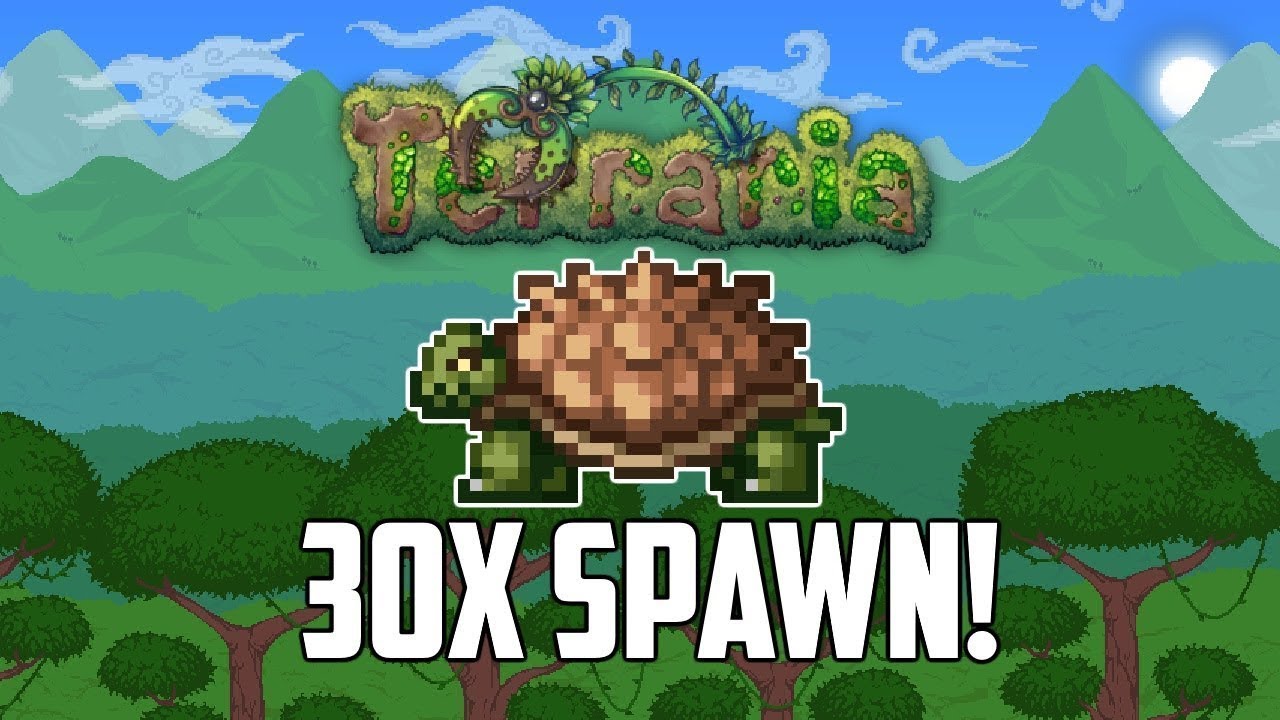 Terraria but it's 30x the spawn rate - YouTube