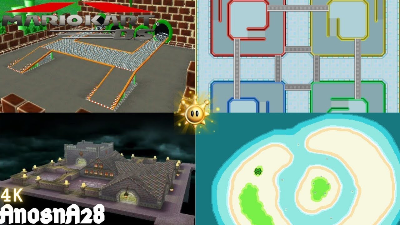 Mario Kart DS: Shine Runners [4K]