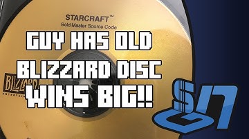 Stevinews: Guy has old StarCraft disk and WINS BIG!!