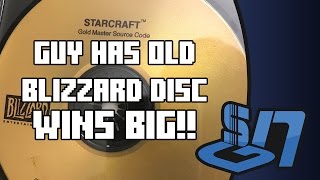 Celebrity Stevinews: Guy has old StarCraft disk and WINS BIG!! Wealth