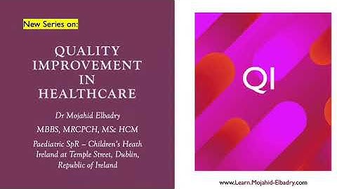 Quality Improvement in Healthcare (1) - Introduction