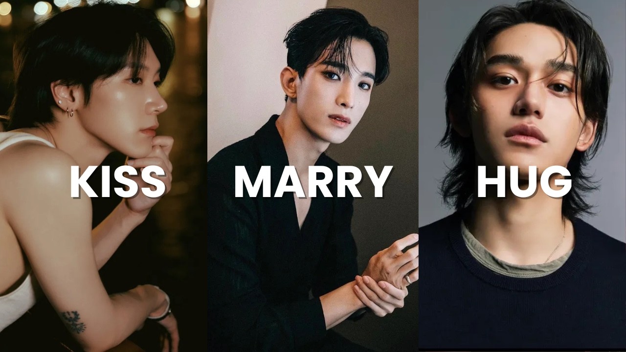 KISS MARRY HUG 🔥🔥KPOP IDOLS | extreme version | KPOP GAME | 2025