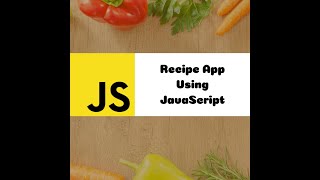 recipe app using  javascript