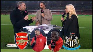 Arsenal vs Newcastle 4-1, Gunners Continue Their Title Race. Rio Ferdinand Bukayo Saka Reaction