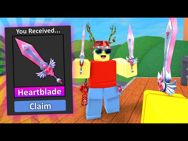 Roblox Murder Mystery 2 MM2 Heartblade Godly Knife and Guns