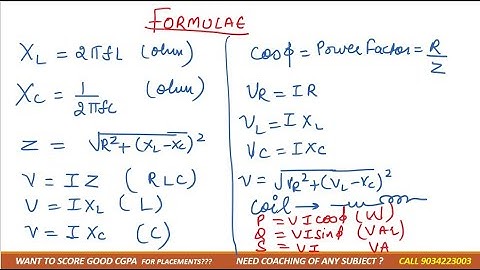 ALL FORMULAE OF AC CIRCUIT IN ONE VIDEO #basicelectricalengineeringtutorials #basicelectrical