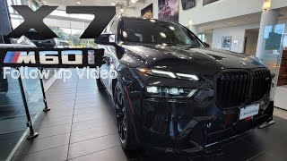 2023 BMW X7 M60i Black Sapphire Metallic Follow Up Video - PDI and Detail Complete