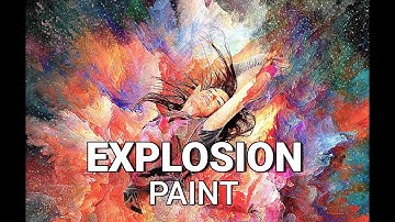 Explosion Paint Photoshop Action Tutorial
