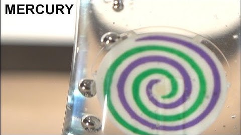 We put MERCURY (Hg) in a Liquid Motion Toy -  SEE WHAT HAPPENS!