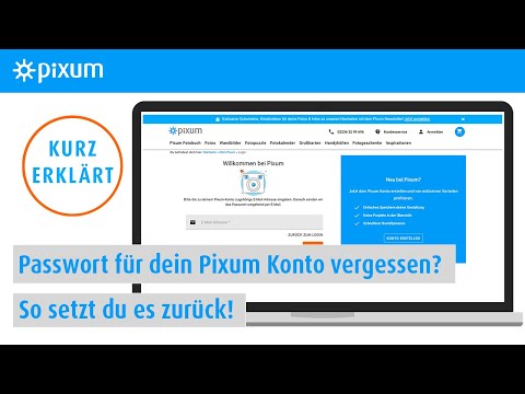 Kurz erklärt: So vergibst du ein neues Passwort in der Pixum Fotowelt Software