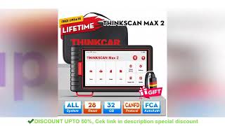 Thinkcar Thinkscan Max2 OBD2 Scanner Professional Full System  28 Reset OBD2 Diagnostic Tool Car Sca