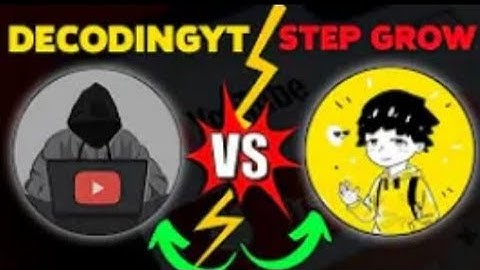 Decoding Vs Step Grow || @decodingyt @StepGrow #decodingyt #stepgrow