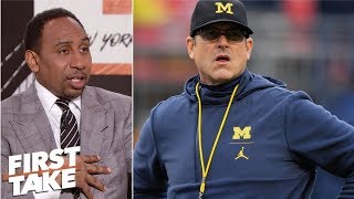 Michigan and Jim Harbaugh are overrated - Stephen A. Smith l First Take