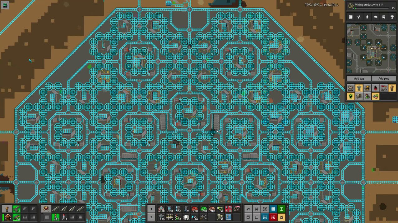Factorio Base Tour - Lily Rose's Nested Octagons 4k SPM Megabase ...