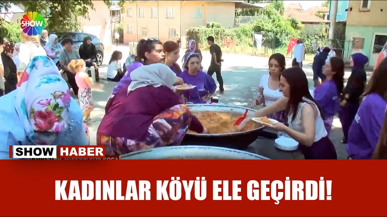 Kadınlar köyü idare etti!