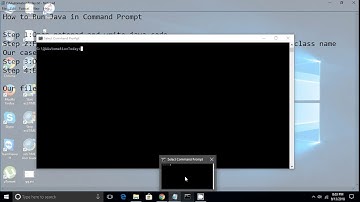 How to Run Java in cmd