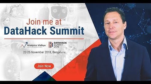 Join DataHack Summit 2018 this November in Bengaluru