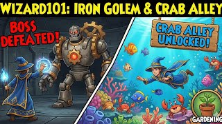 Wizard101: Defeating the Iron Golem & Unlocking Crab Alley!