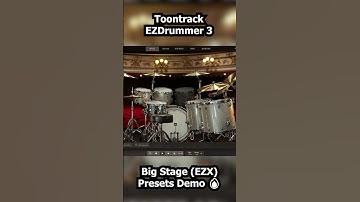 EZDrummer 3 Big Stage (EZX) Presets Demo 🔥#iamshane #thisismeph #toontrack #ezdrummer3 #drumvst