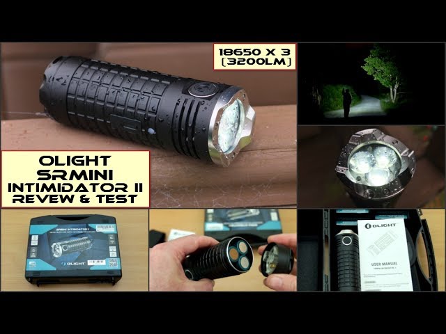 OLIGHT SR MINI INTIMIDATOR II 本体 Olight SRMINI Intimidator II (3200lm): Review - YouTube
