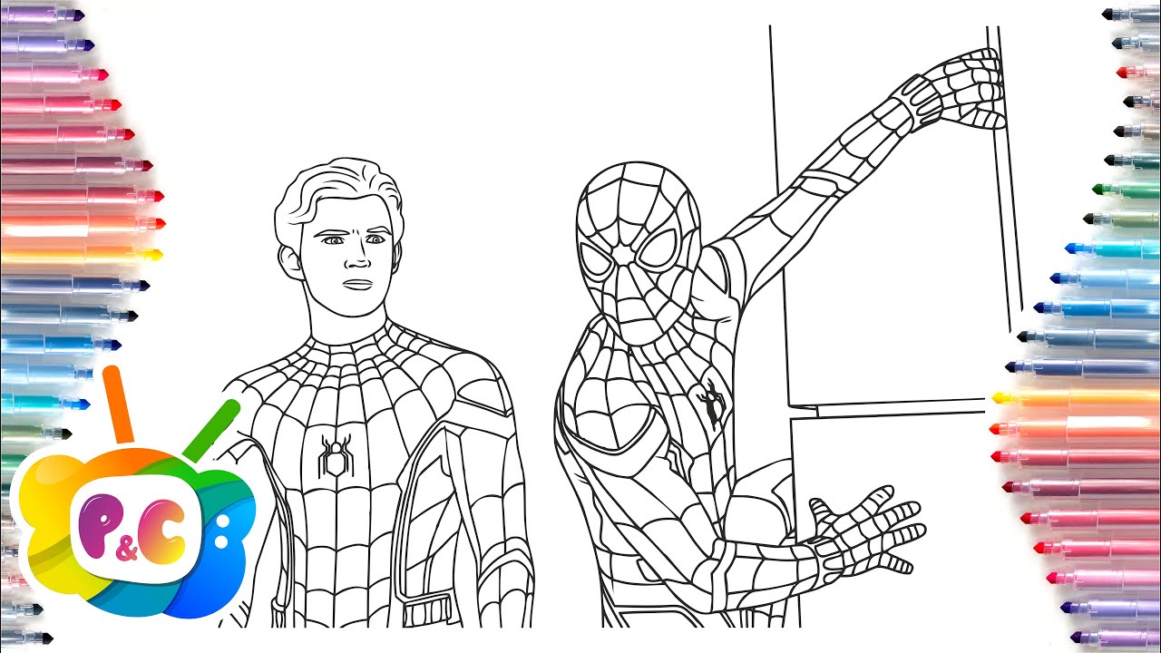 10 Amazing Tom Holland Spiderman Coloring Pages for Spidey Fans of All Ages