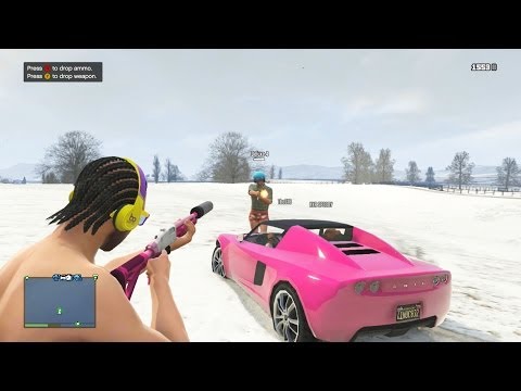 GTA 5 North Yankton Glitch Funny Moments (GTA Online Christmas DLC) GTA 5 Alien Easter Egg