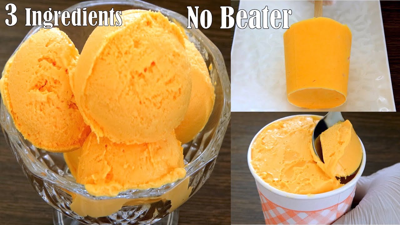how to make mango ice cream in a blender