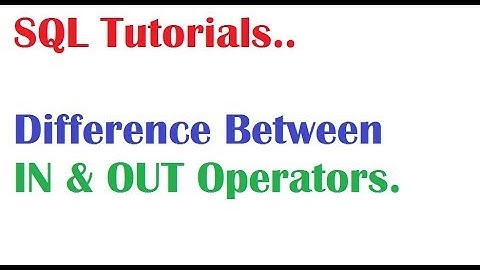 SQL Tutorial for beginners: Difference Between IN and EXISTS Operators in Oracle