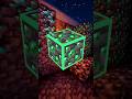 rarest block spawns 1 in 100 million times 😱 #minecraft #rare #shorts
