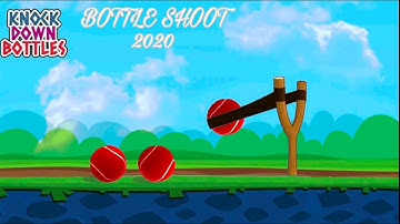 KNOCK DOWN Android And iOS Gameplay | FULLSCREEN GAMES BOTTLE SHOOTER 1080P gem
