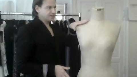 12. Draping in a pattern-making style, Part 2 - by bespoke tailor Sten Martin