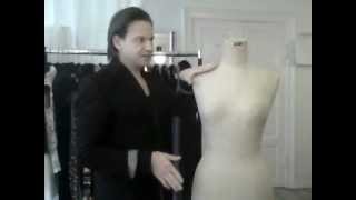 12. Draping in a pattern-making style, Part 2 - by bespoke tailor Sten Martin