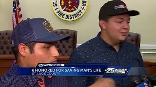 6 Honored For Saving A Man's Life