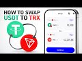 How to Swap USDT TRC-20 to TRX With ZERO TRX (Step-by-Step)