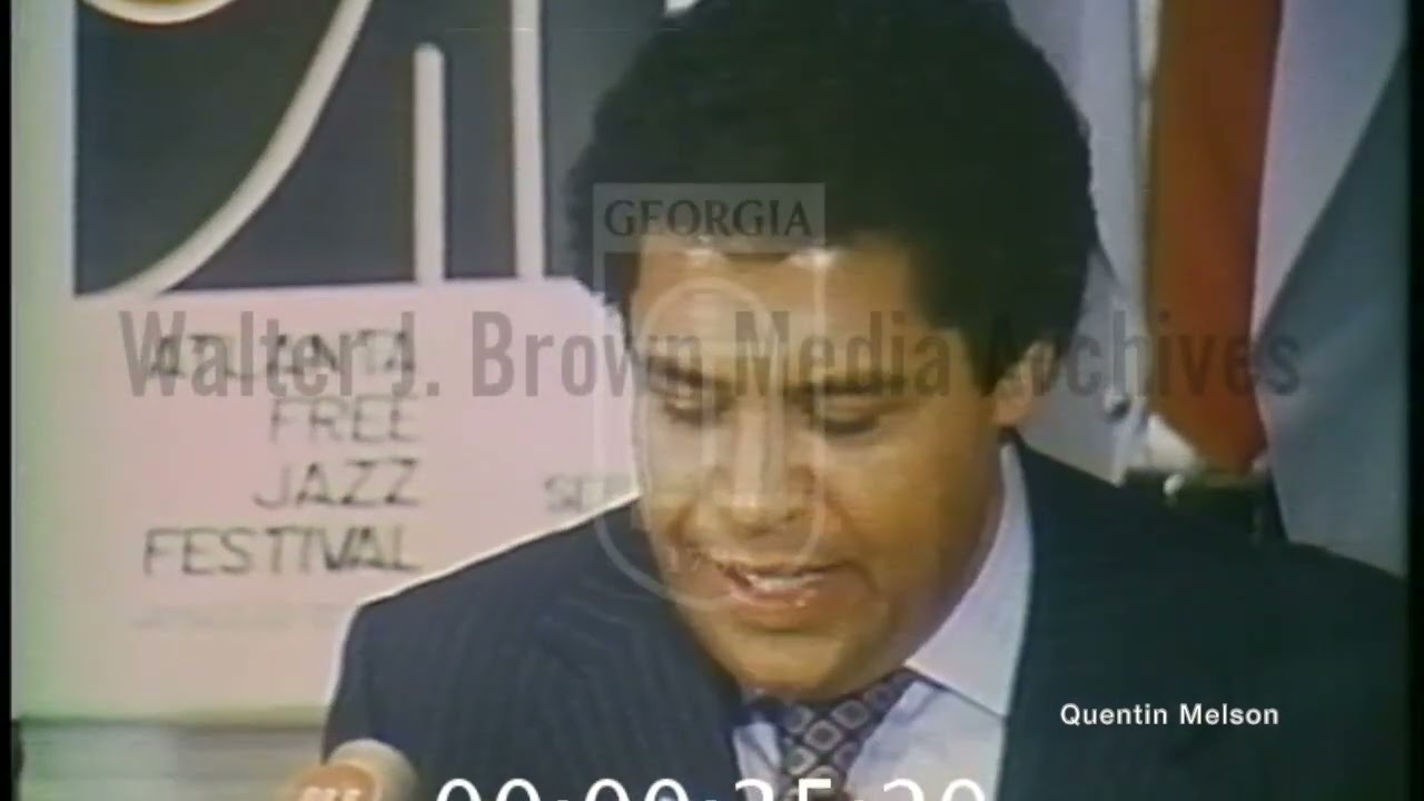 Maynard Jackson at the Atlanta Free Jazz Festival in 1978