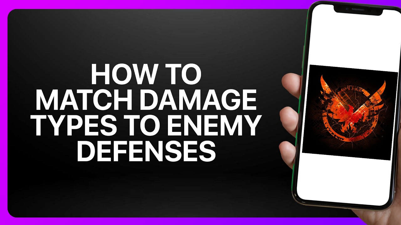 How To Match Damage Types To Enemy Defenses In The Division Resurgence ...